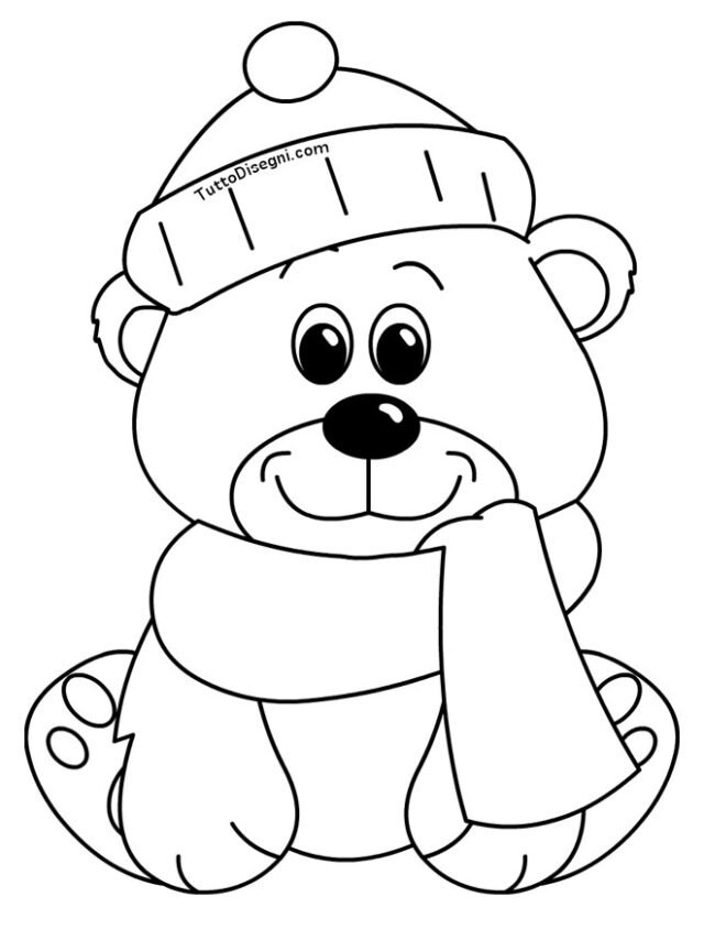Orso Da Colorare TuttoDisegni orso-da-colorare-tuttodisegni