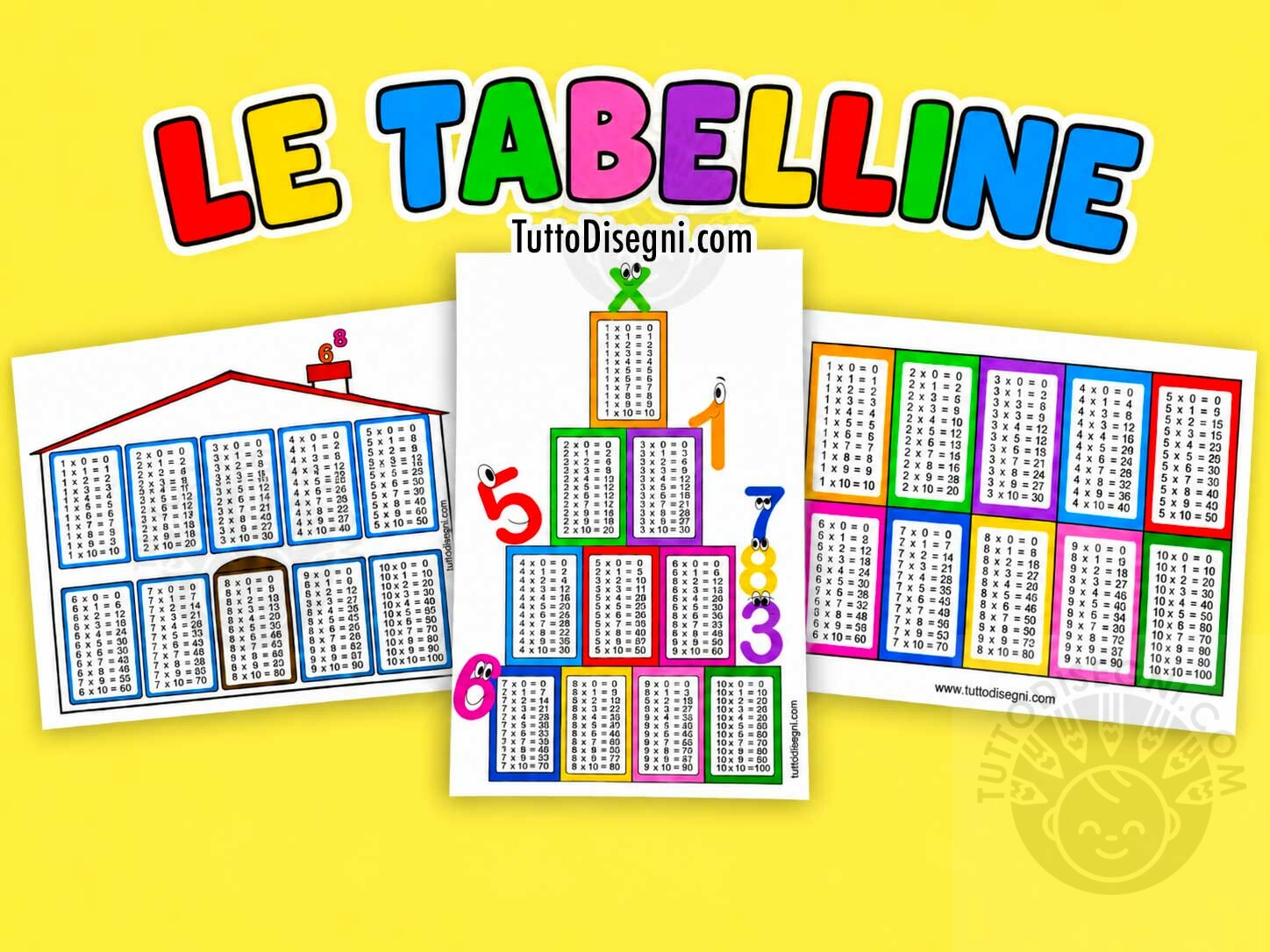 Schede didattiche sulle tabelline 1 tabelline scuola primaria