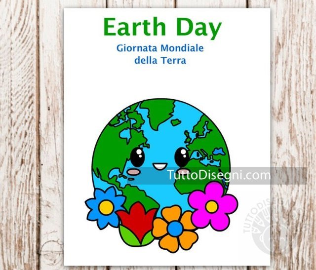 Earth Day Giornata Mondiale Della Terra Tuttodisegni Com