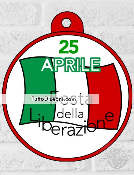 Festa della Liberazione 25 aprile - TuttoDisegni.com