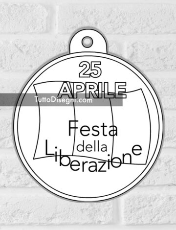 Festa della Liberazione 25 aprile - TuttoDisegni.com