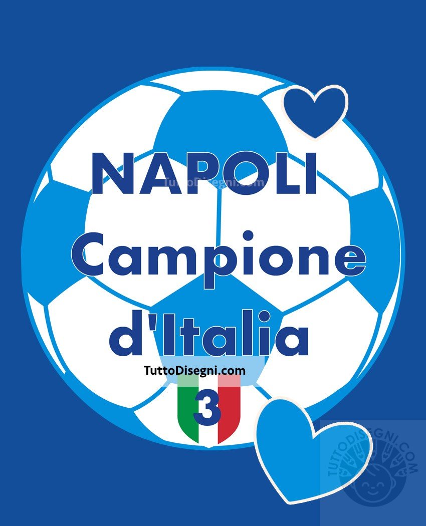 Napoli Campione D Italia 2023 TuttoDisegni