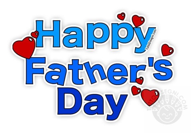 Text Buona Festa Del Papa, Happy Fathers Day in Italian Stock Image