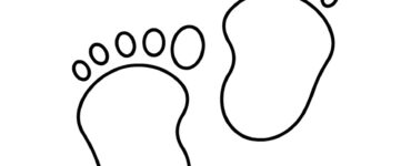 impronta piedi bambino