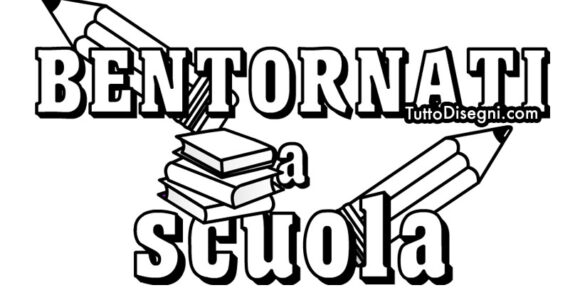 scritta bentornati a scuola