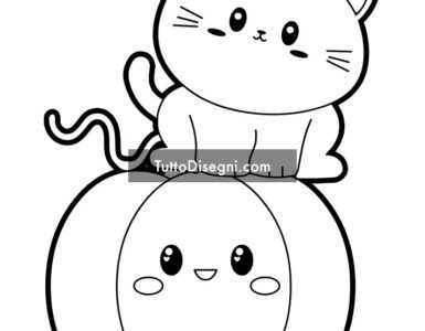 zucca gatto disegno