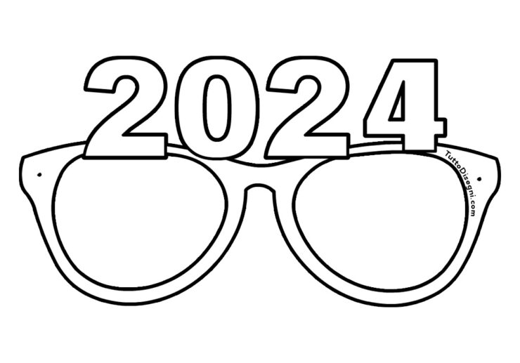 occhiali capodanno 2024