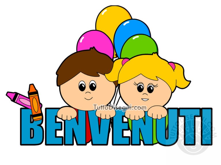 Cartellone Benvenuti Scuola Infanzia