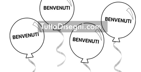 palloncini benvenuti accoglienza
