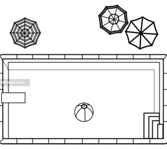 piscina disegno