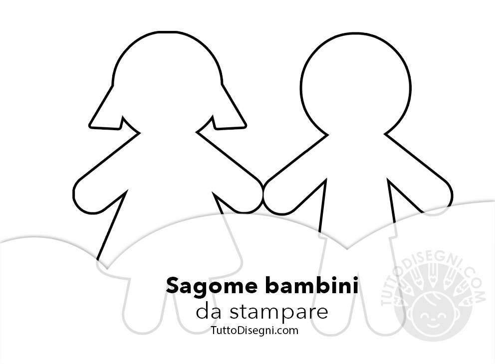 Sagome bambini - TuttoDisegni.com