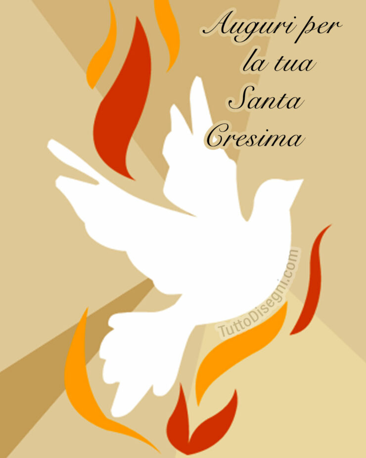 Auguri per la Cresima - TuttoDisegni.com