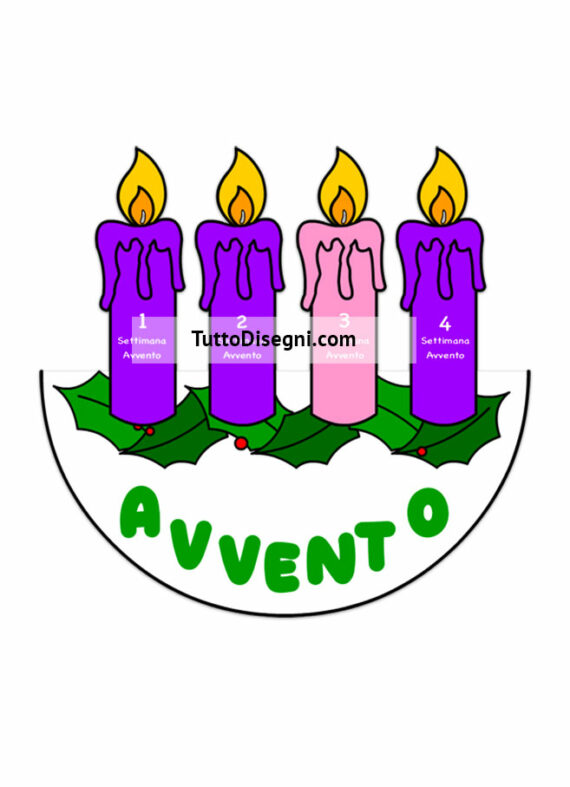 Centrotavola Avvento pigne 4 candele 40x10x10 cm | vendita online su