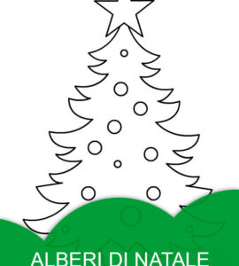 alberi natale disegni
