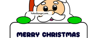 babbo natale cartello
