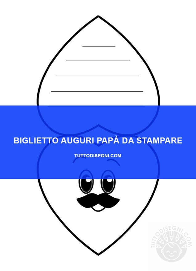 biglietto auguri papa