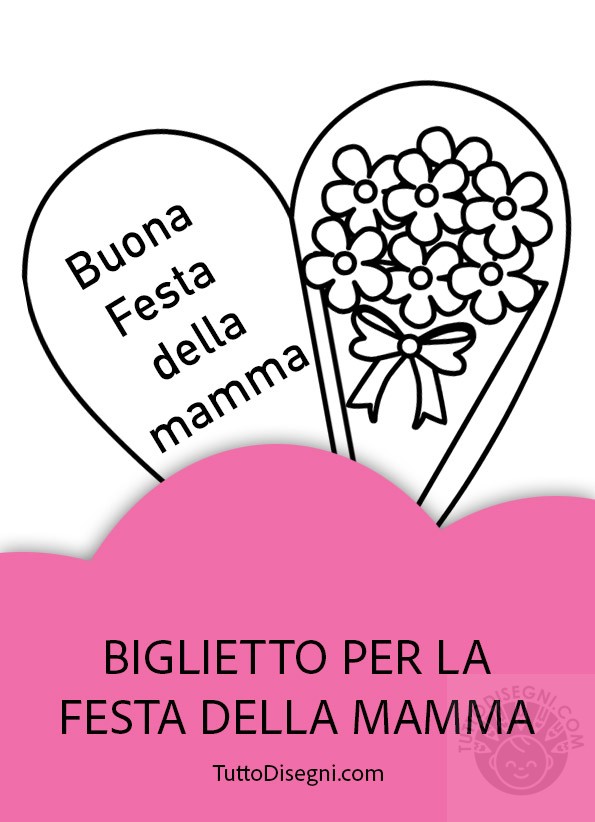 biglietto festa mamma scuola