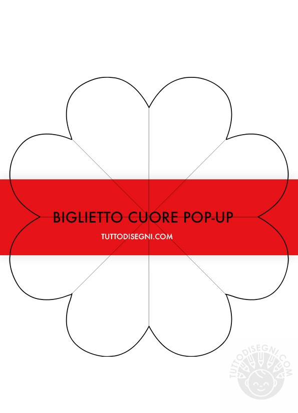 biglietto pop up cuore
