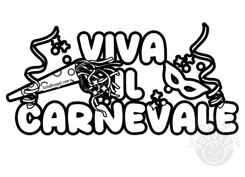 viva il carnevale scritta