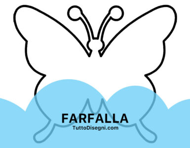 farfalla da ritagliare