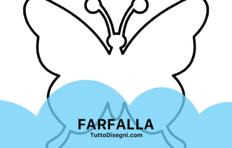 farfalla da ritagliare