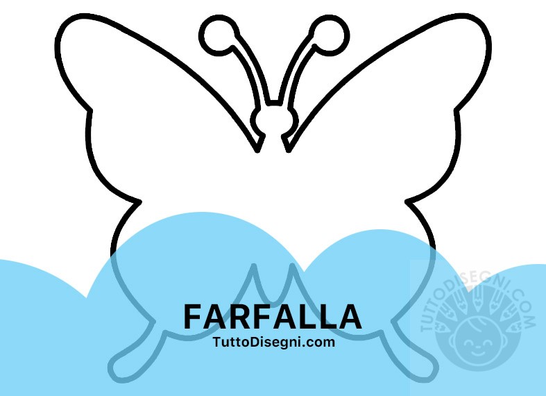 farfalla da ritagliare