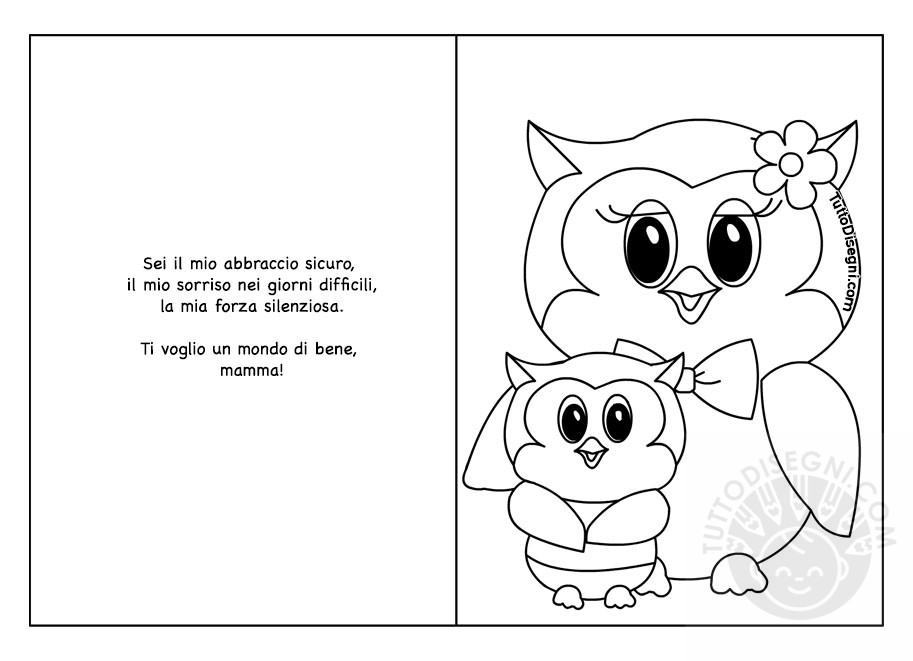 biglietto mamma con frase