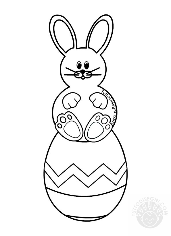 uovo pasqua coniglio