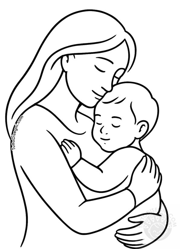 abbraccio mamma bambino