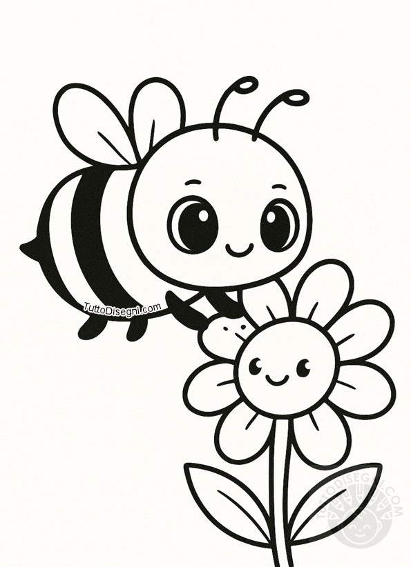 ape impollina fiore