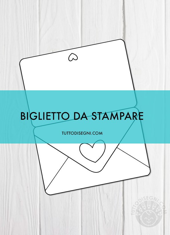 biglietto Busta lettera
