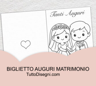 biglietto auguri matrimonio