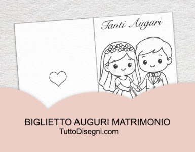 biglietto auguri matrimonio