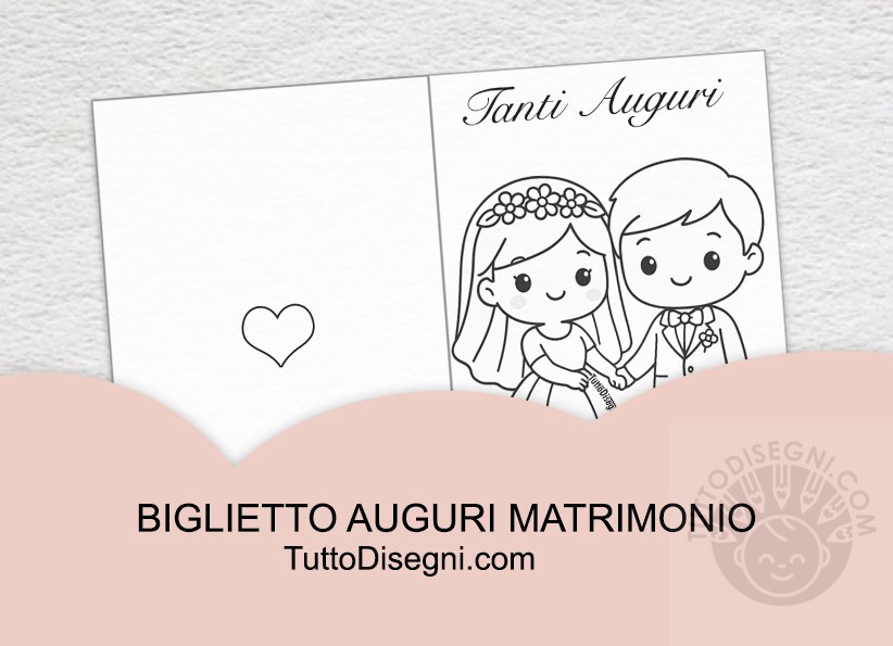 biglietto auguri matrimonio