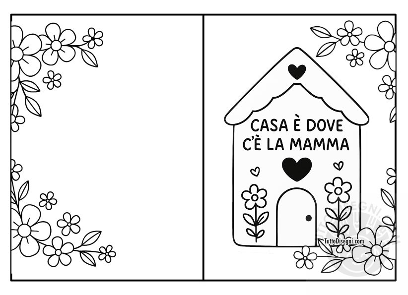 biglietto casa mamma