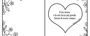 biglietto mamma cuore con frase