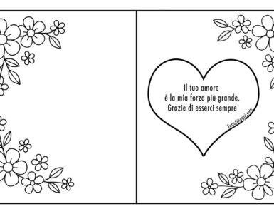 biglietto mamma cuore con frase