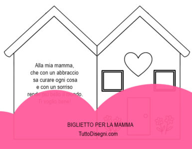 biglietto mamma dedica