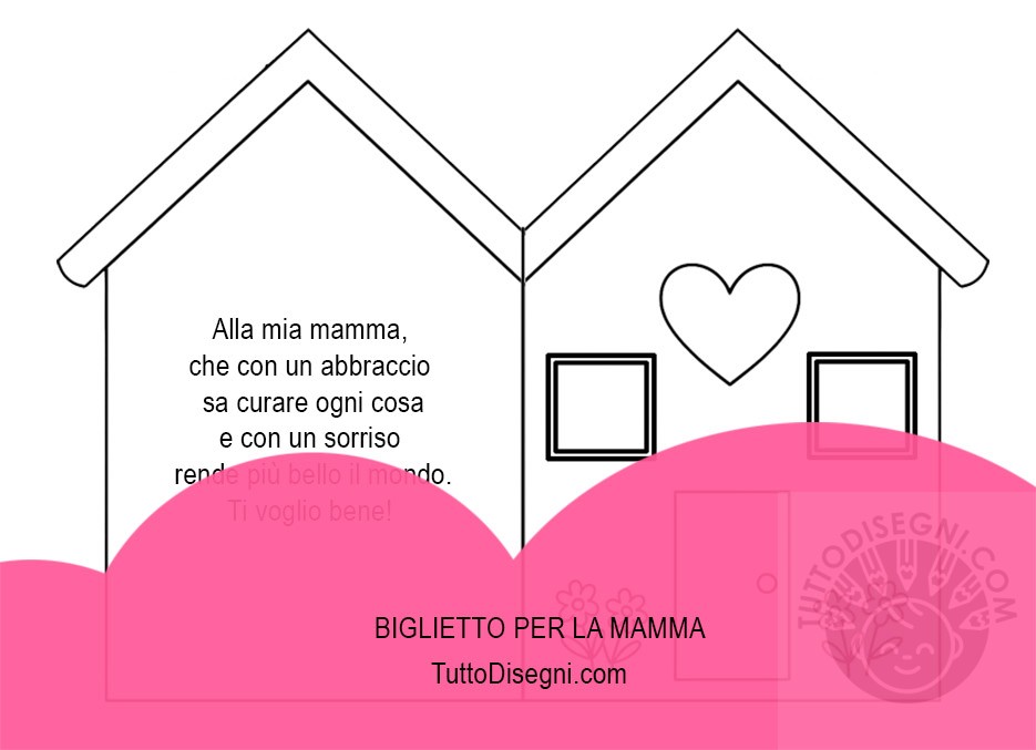 biglietto mamma dedica