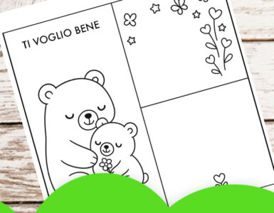biglietto pieghevole per la mamma