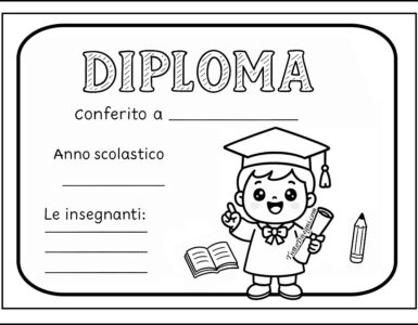 diploma bambini da stampare 1