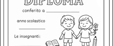diploma bambini da stampare
