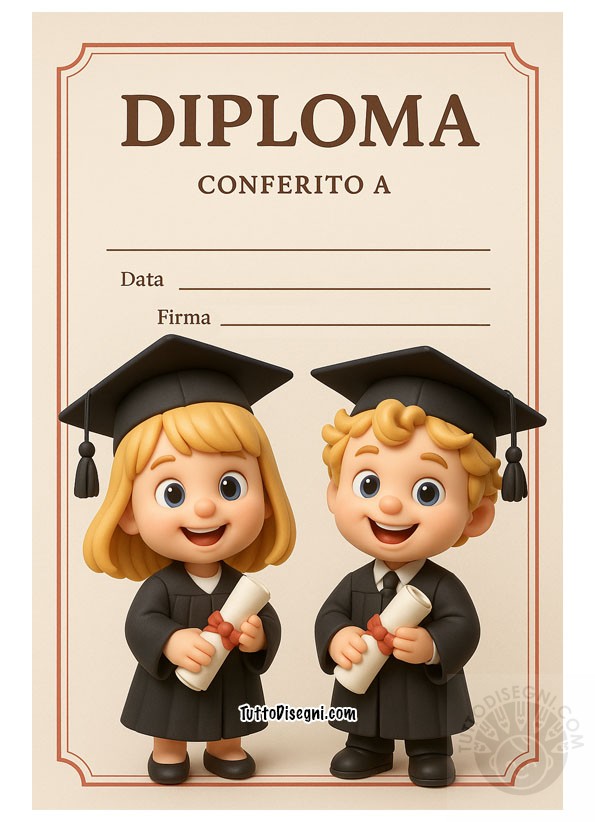 diploma scuola infanzia