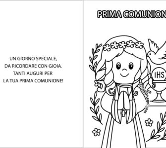 femmina auguri prima comunione