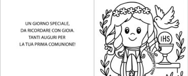 femmina auguri prima comunione