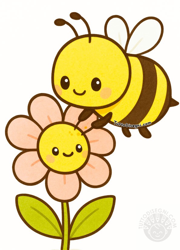 fiore con ape