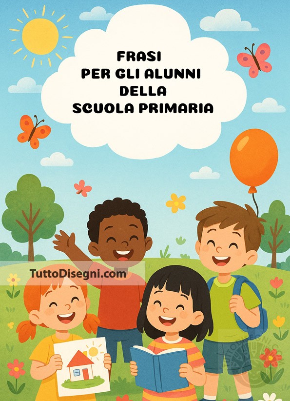 frasi alunni scuola primaria