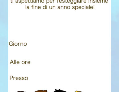 frasi invito festa fine anno scolastico