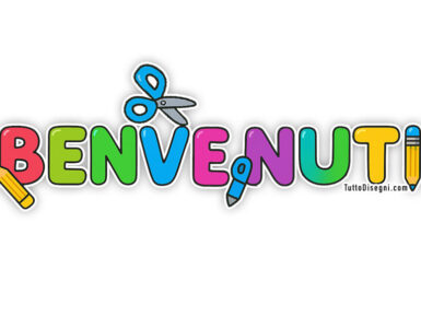 benvenuti scritta colorata 1