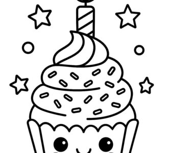 cupcake sorridente